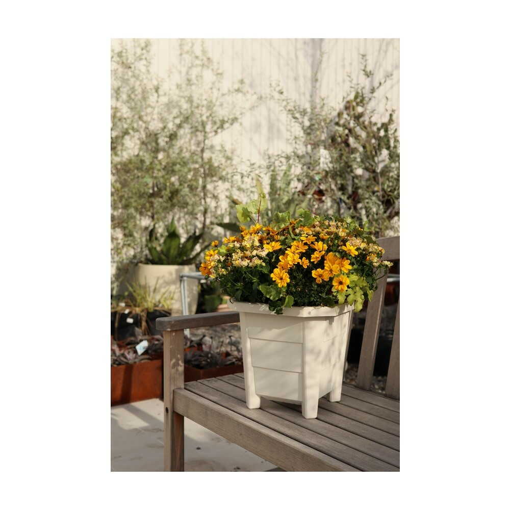 Appleware Flower and Vegetable Planter 300 Type White