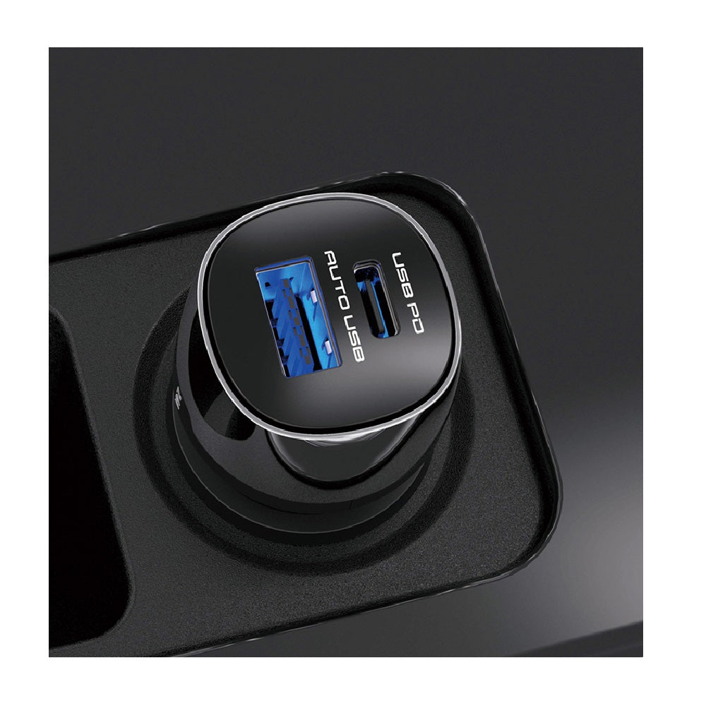 カシムラ DC/USB 2ポート42W PD30W 自動判定 DC050
