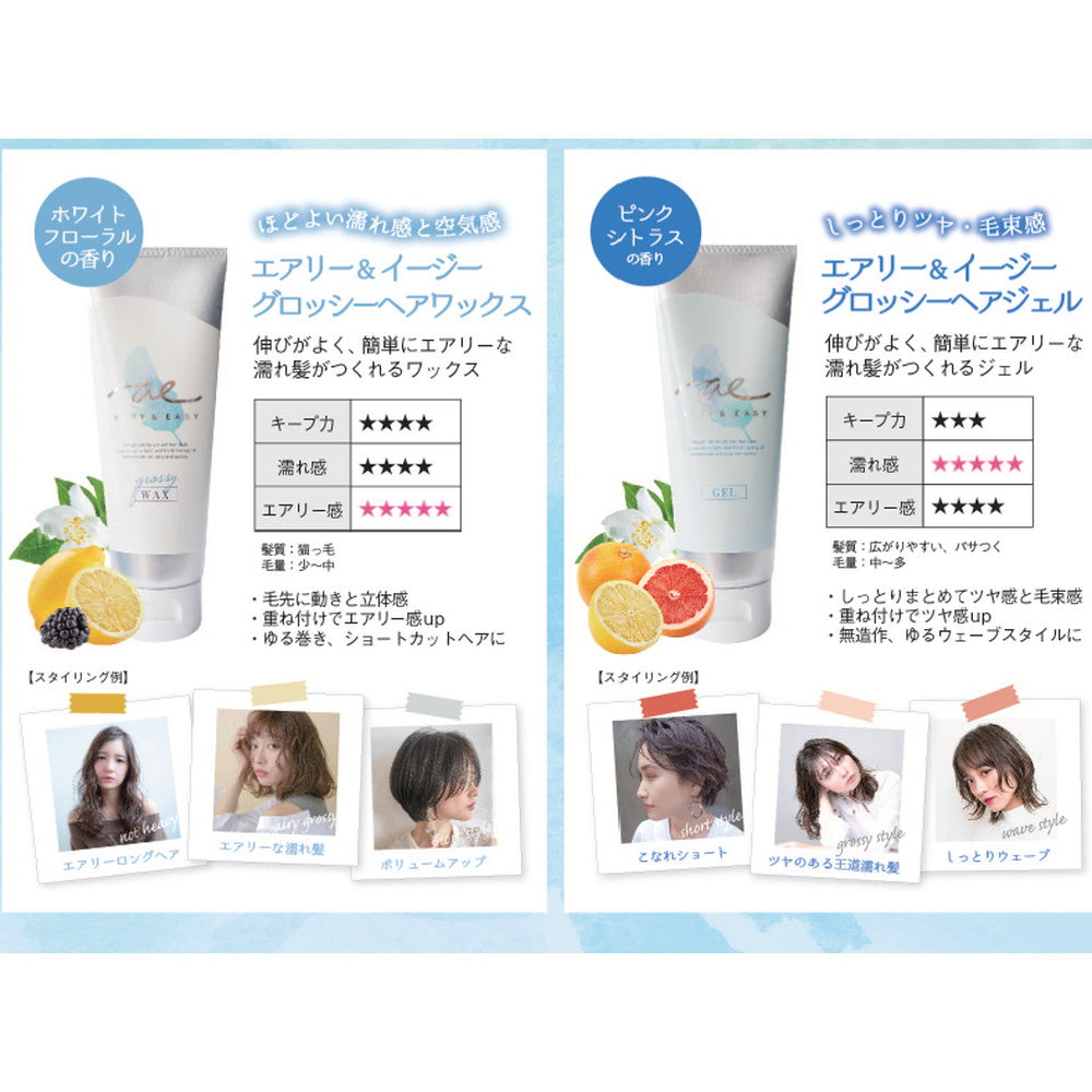 Cosmetex Roland Airy & Easy Glossy Hair Wax 100g