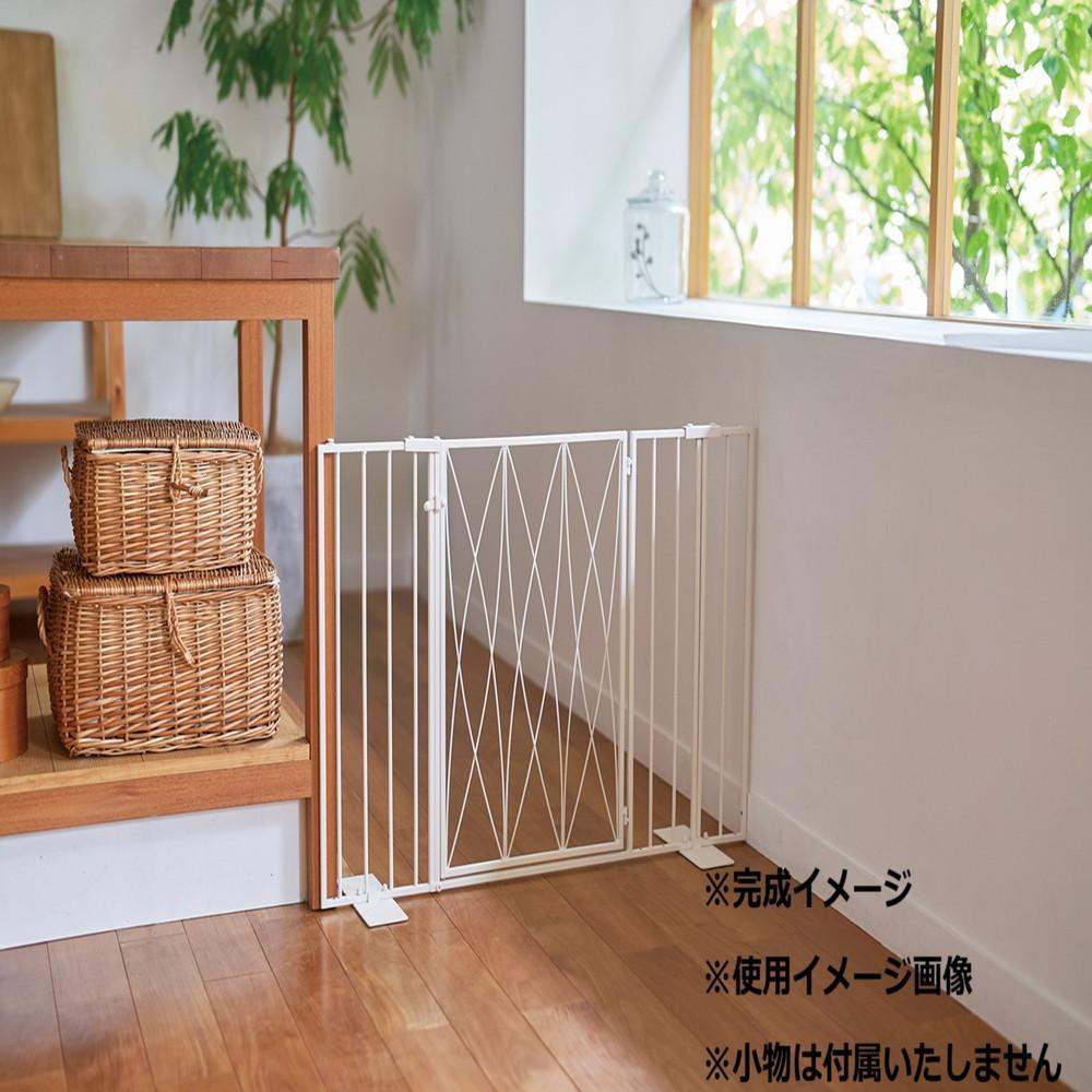 Pet Gate Oval Door Type Milk S23-0649