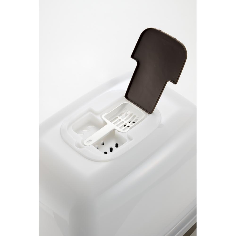 Lapure Cat Litter Box Deep Type 60 with Hood Dark Gray