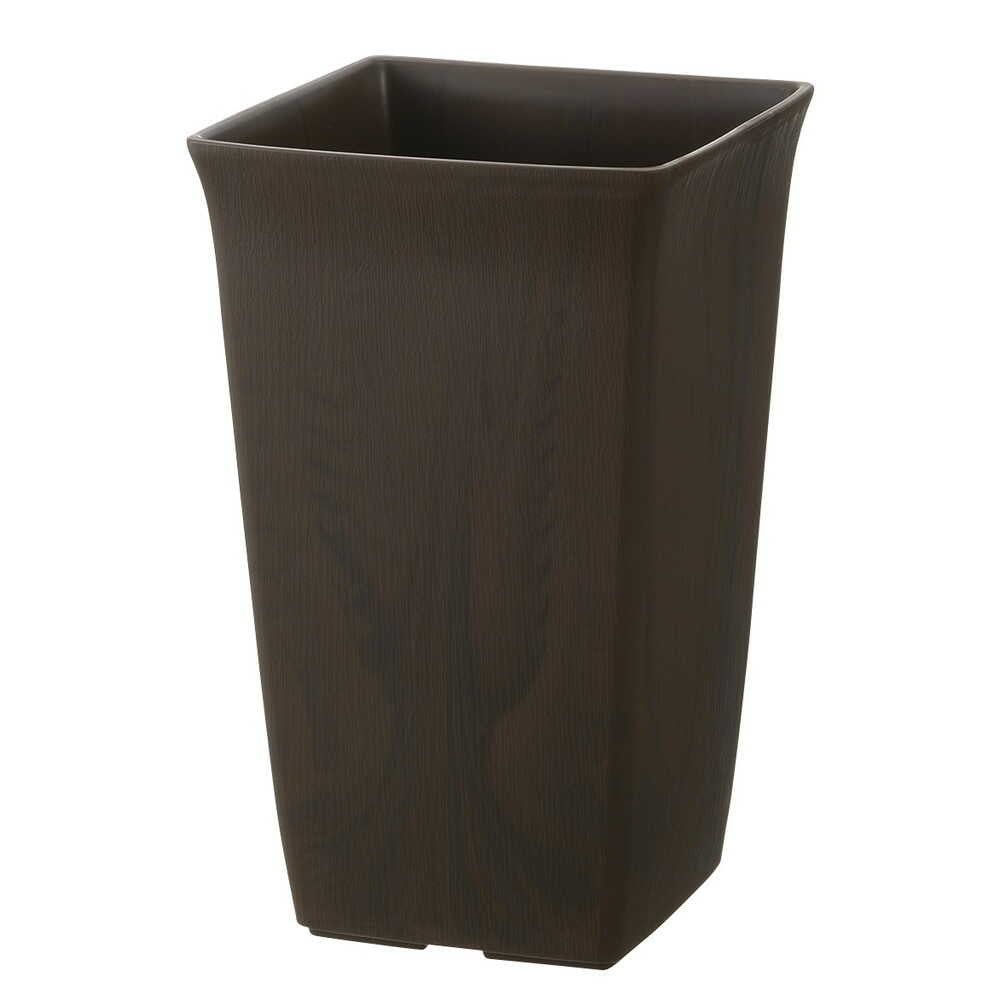 Richell Fore Square Pot Dark Brown