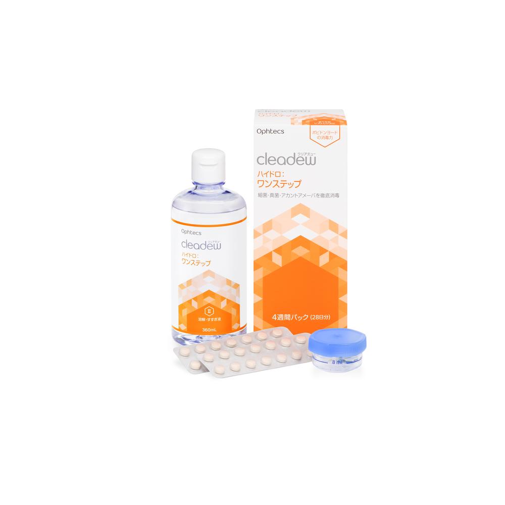 Ophtex Clear Dew Hydro: One Step - 28 Days Supply - 360ml + 28 Tablets (Quasi-Drug)