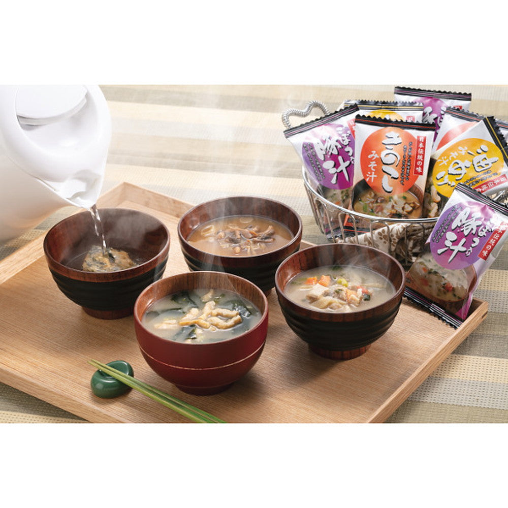 Freeze-Dried 'Miso Soup Assortment of 3 Flavors'