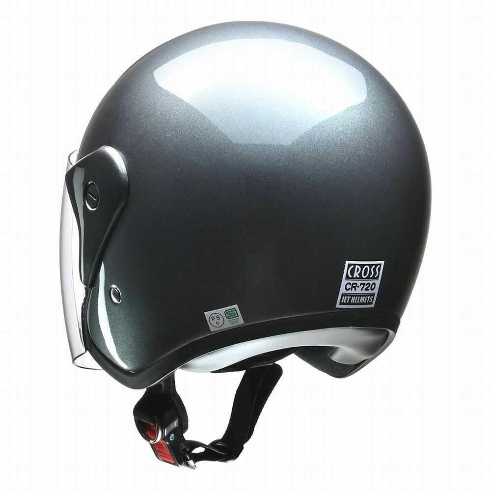 Lead Industrial CROSS Jet Helmet Gun Metallic CR720 GM
