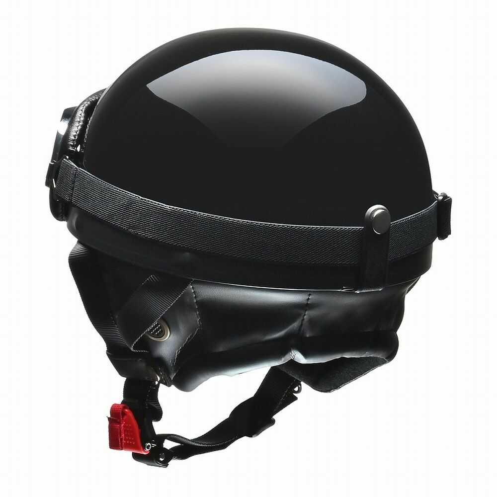 Lead Industry CROSS Vintage Helmet Black Metallic CR750 BK