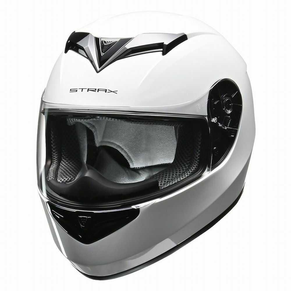 Lead Industry STRAX Full Face Helmet White SF12 WH L