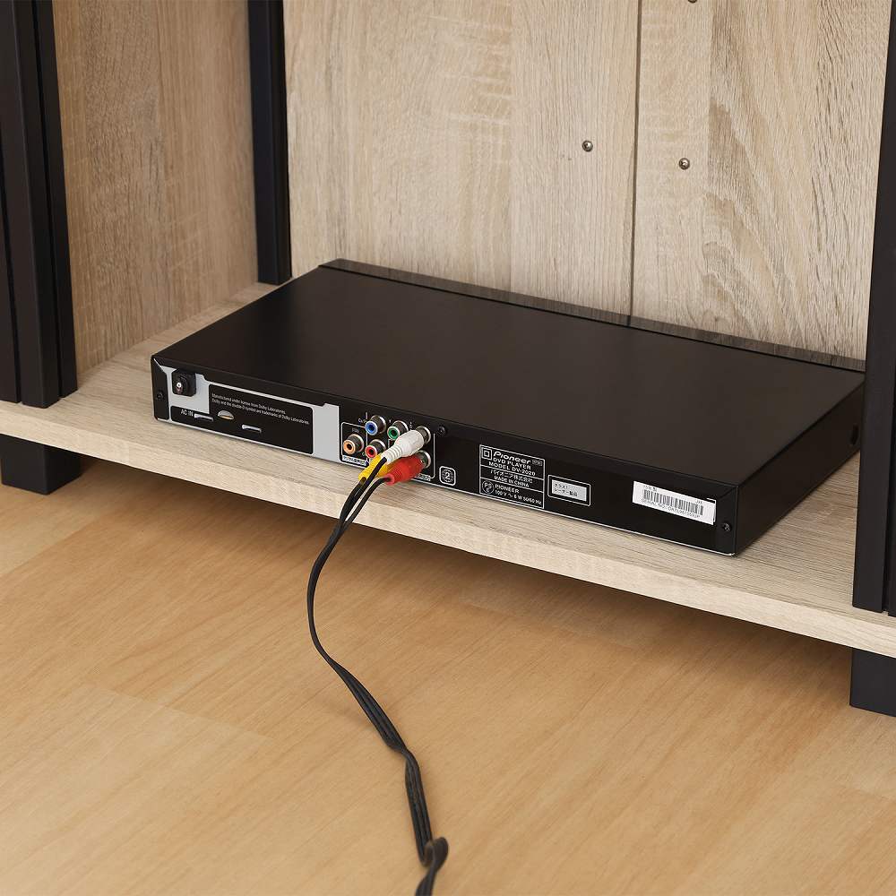 Fit High TV Rack Oak 52267