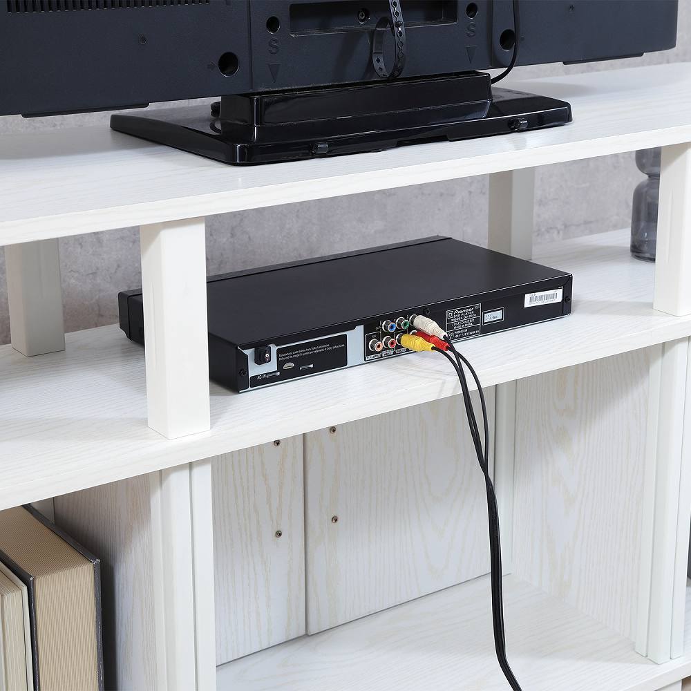 Fit High TV Rack Oak WH 52268