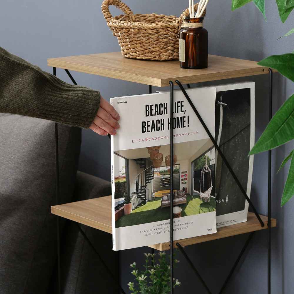 EZBO Wire Rack 4-Tier 40 Width OAK NA 77562