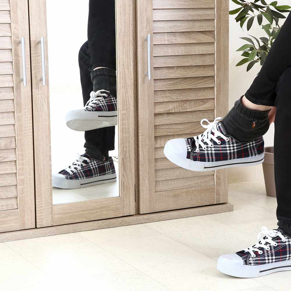 Louver & Mirror Shoe Box 90 Width White 86193