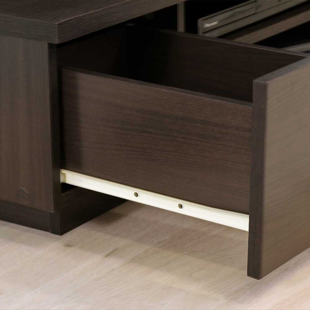 TV Board 100 Width Brown 99263