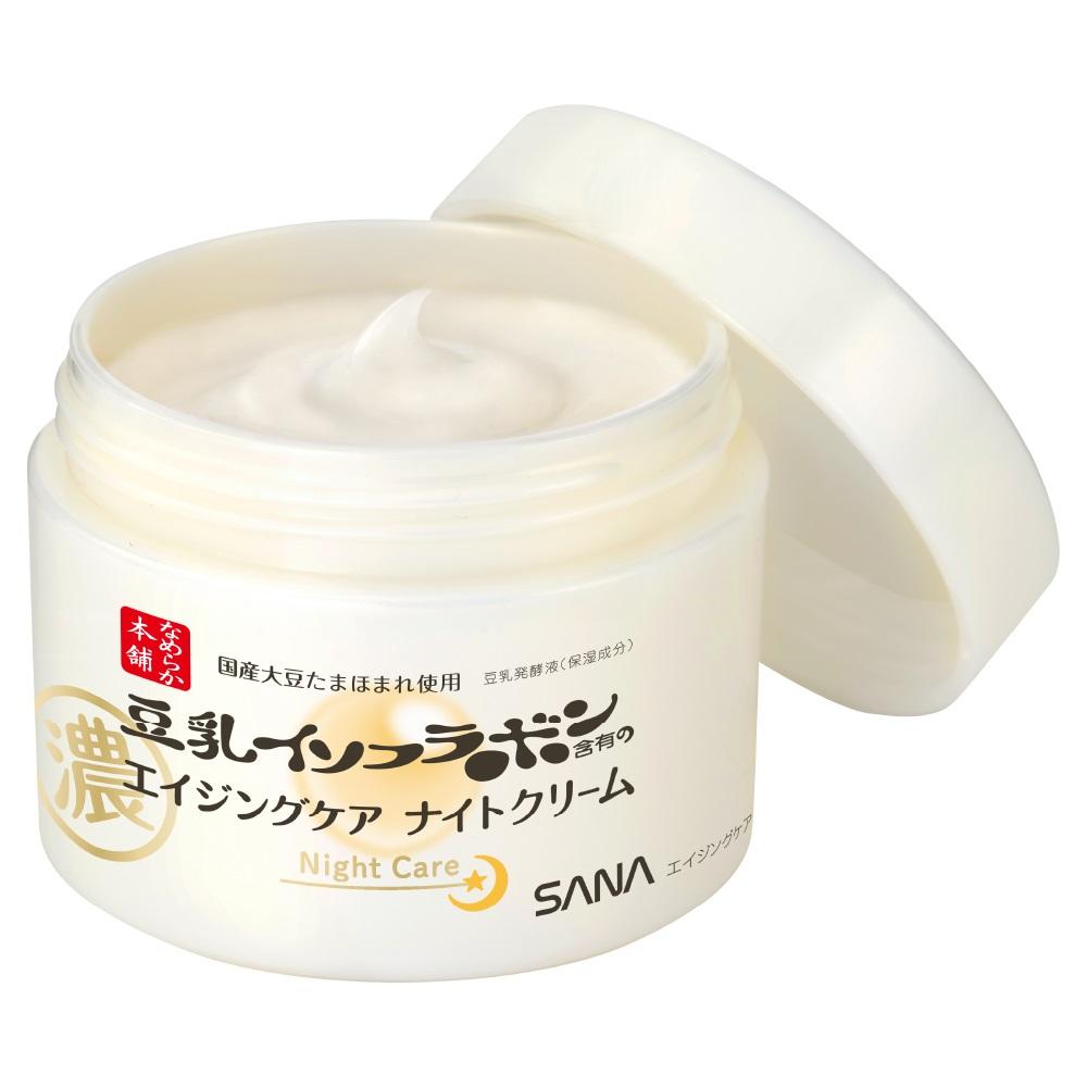 Sana Nameraka Honpo Soy Milk Isoflavone Wrinkle Night Cream 50g