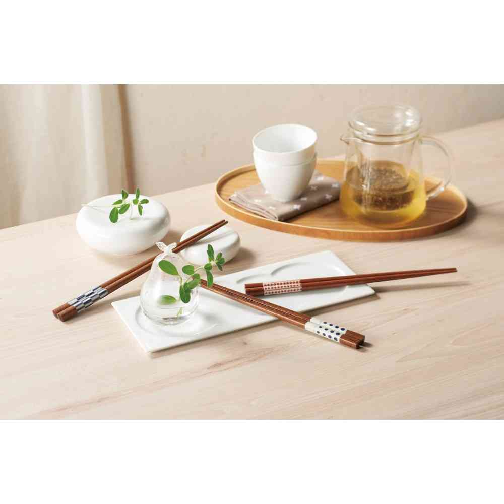 Ishida Chopsticks Japanese Style Polka Dot 23cm