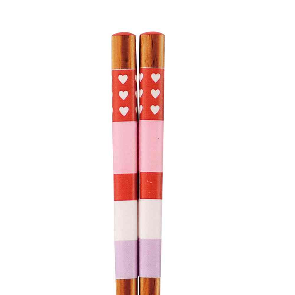 Ishida Chopsticks Pop Heart 23cm 1 Pair