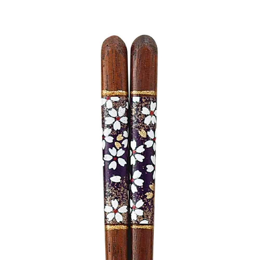 Ishida Chopsticks Lacquered Cherry Blossom 1 Pair