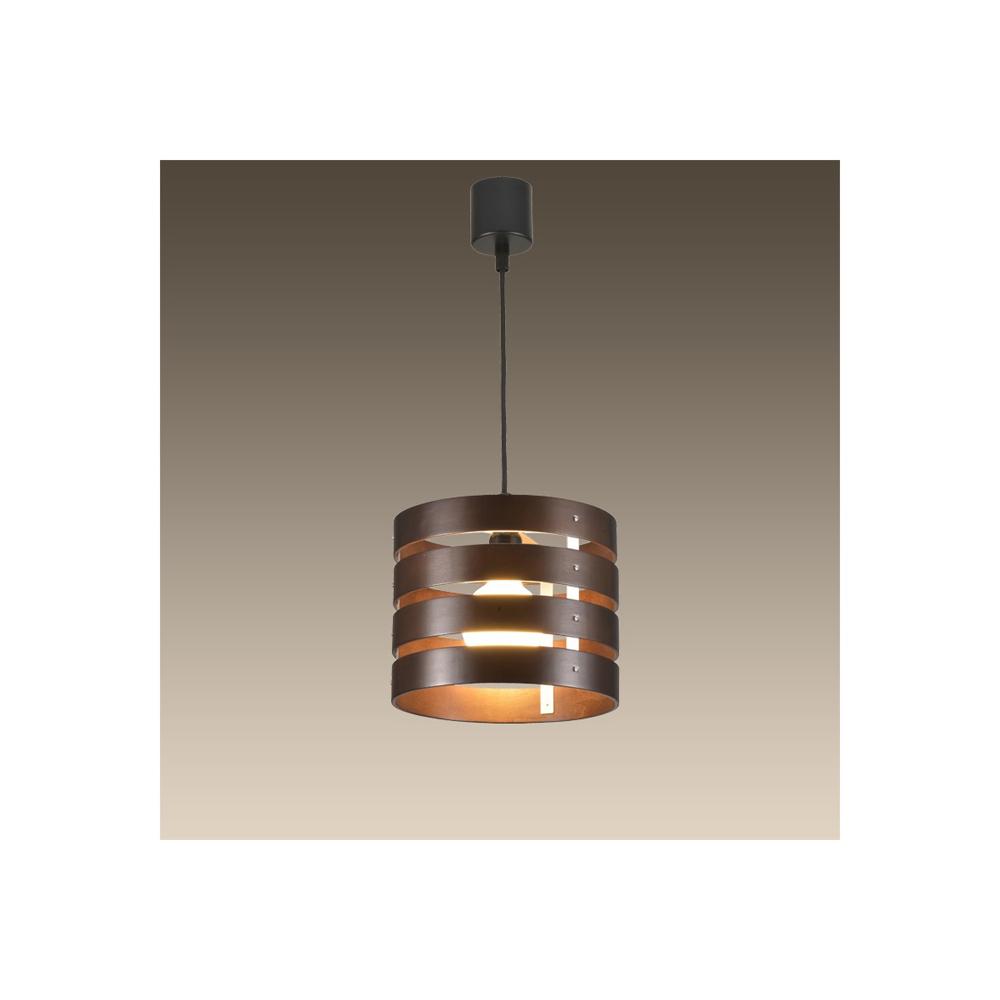 Ohm Electric Pendant Light Wooden Frame 1 Light