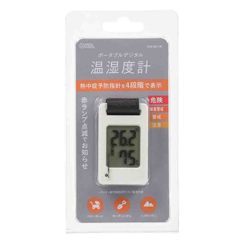 Ohm Electric Portable Digital Thermo-Hygrometer