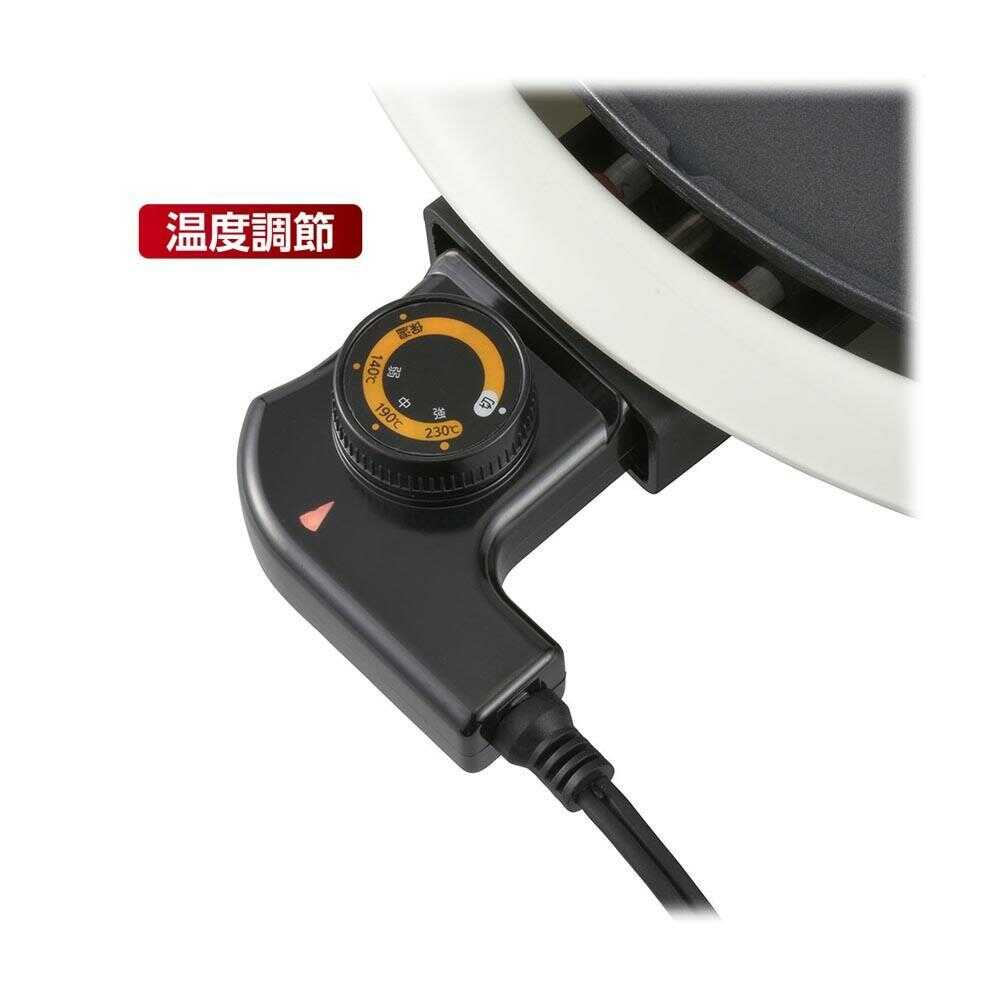 Ohm Electric Hot Plate with Fluorine Coating White