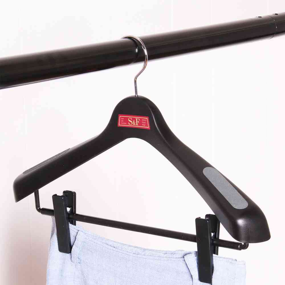 Shinko Hanger S&F Jacket Clip 45 Black
