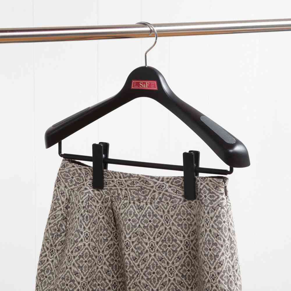 Shinko Hanger S&F Jacket Clip 40 Black