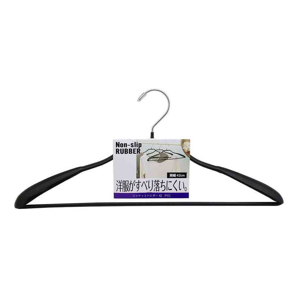 Shinko Hanger Non-Slip Hanger Jacket Hanger 42 PVC Black