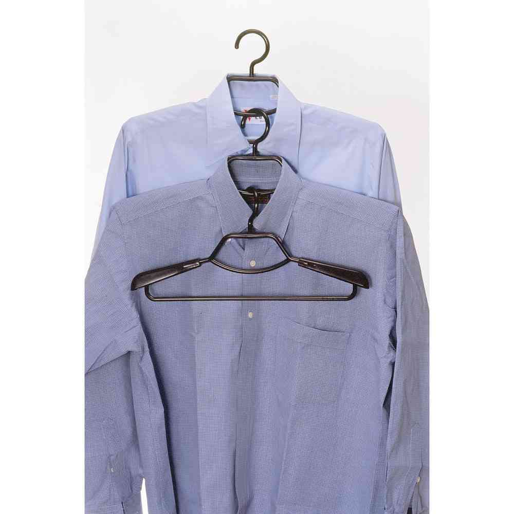 Shinko Hanger F-Fit Shape-Stable Shirt Hanger Black 2-Pack