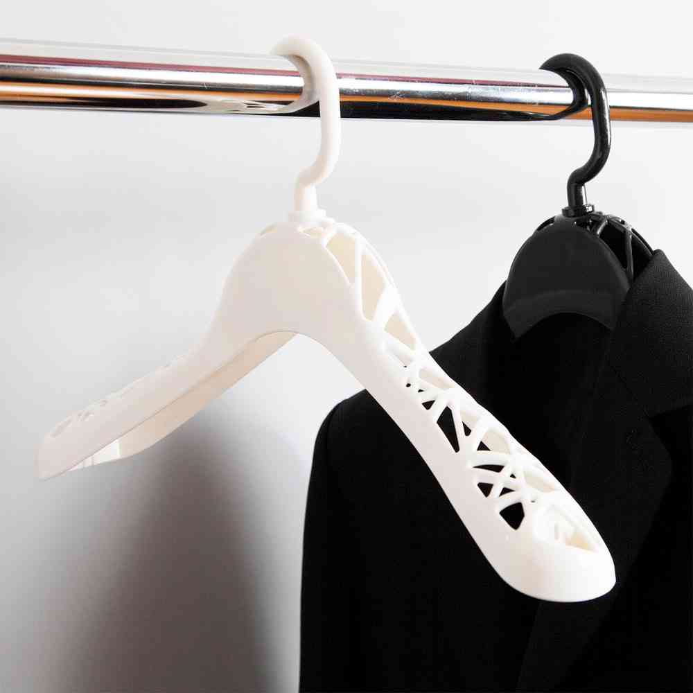 Shinko Hanger F-Fit Washable Suit Hanger White