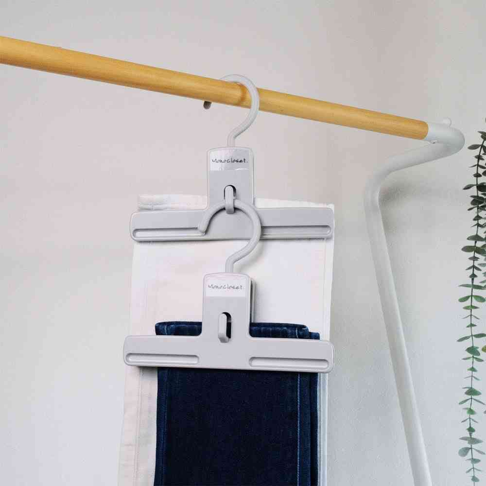 Shinko Hanger Mono Closet Bottom Clipper Gray