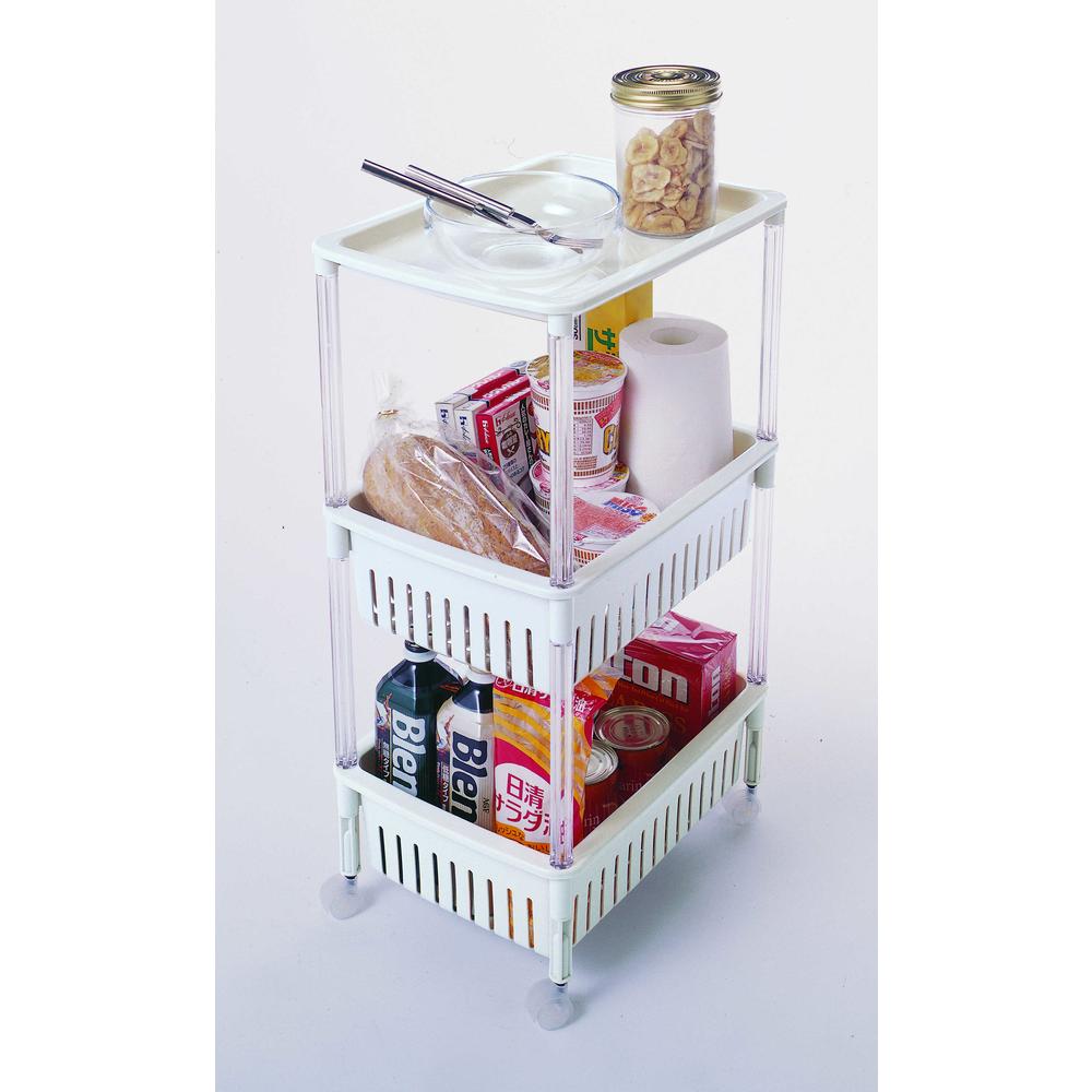 Sanko Plastic Luce Wagon TM-21 3-Tier Wide