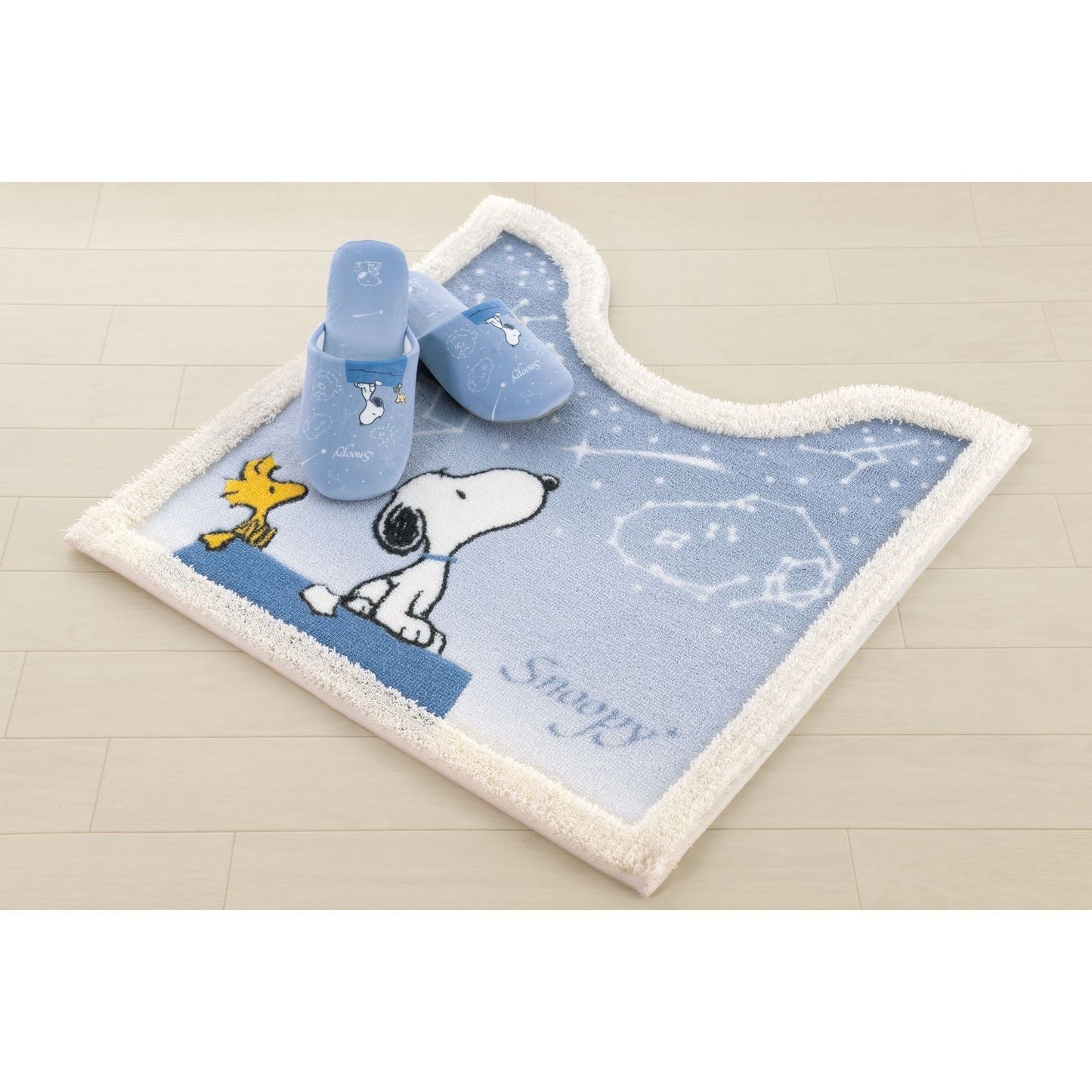 SENKO PEANUTS Starry Sky Snoopy Slippers (Blue Gray)