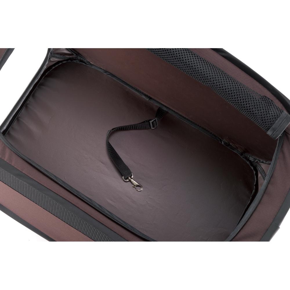 Foldable Drive Pet Cage M Brown