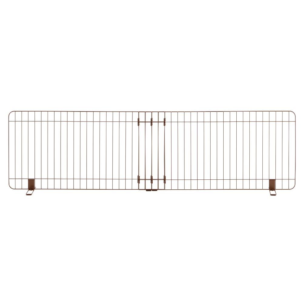 Expandable Stand Easy Pet Gate 120-180 Brown