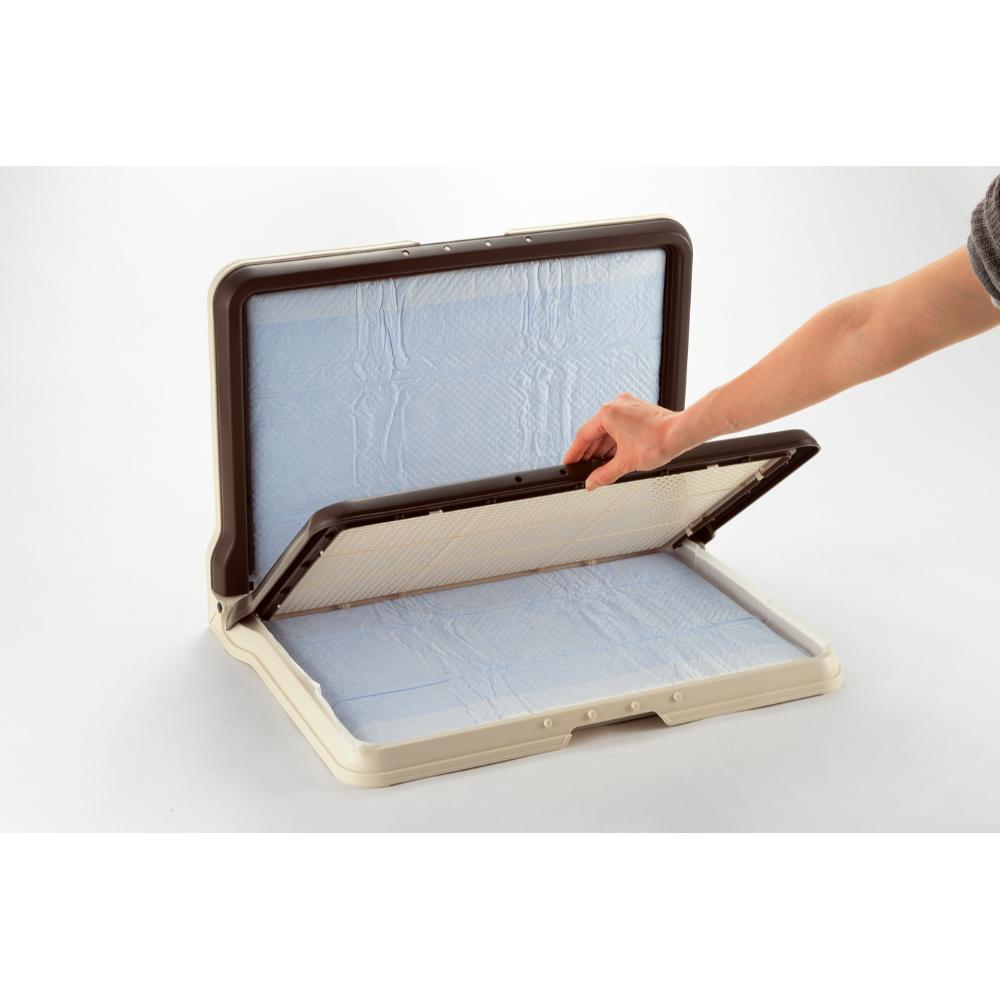 Training Step L-Shaped Tray Regular Dark Brown