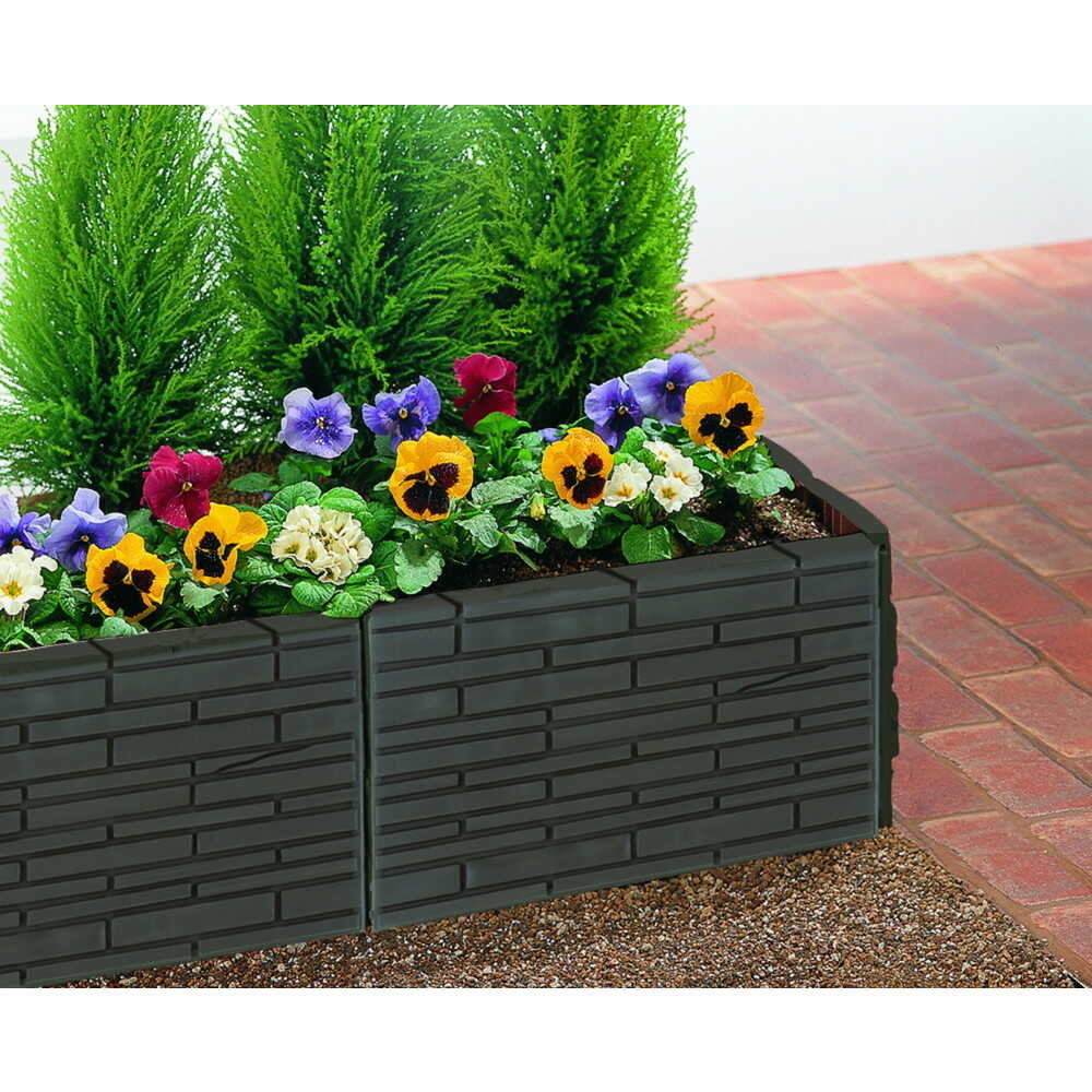 Richell Soil Retaining Log Type Dark Brown