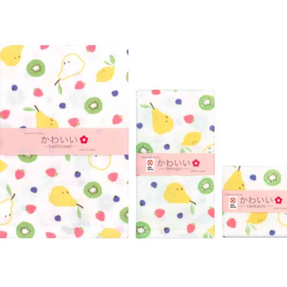 Nissen Shoko Japanese Style Fruit Tea Handkerchief