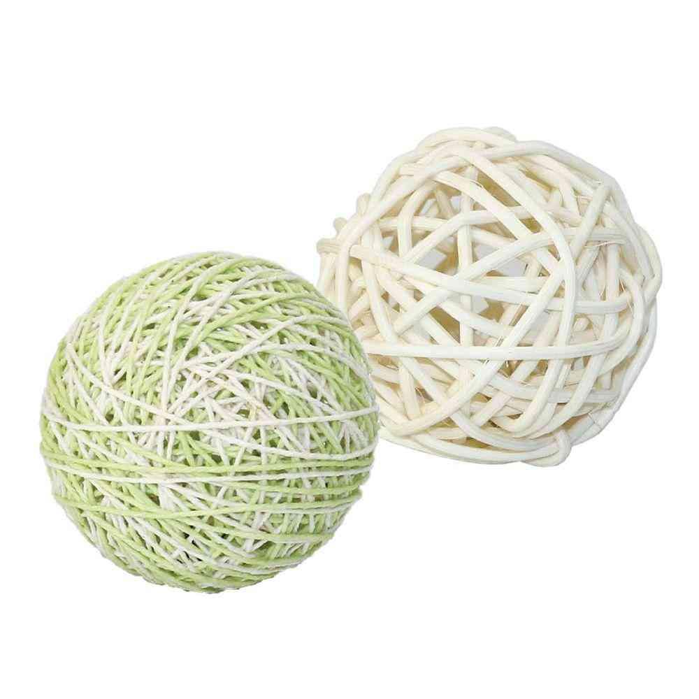Dogyman Playful Cat Natural Cat Ball Set 2 Pieces
