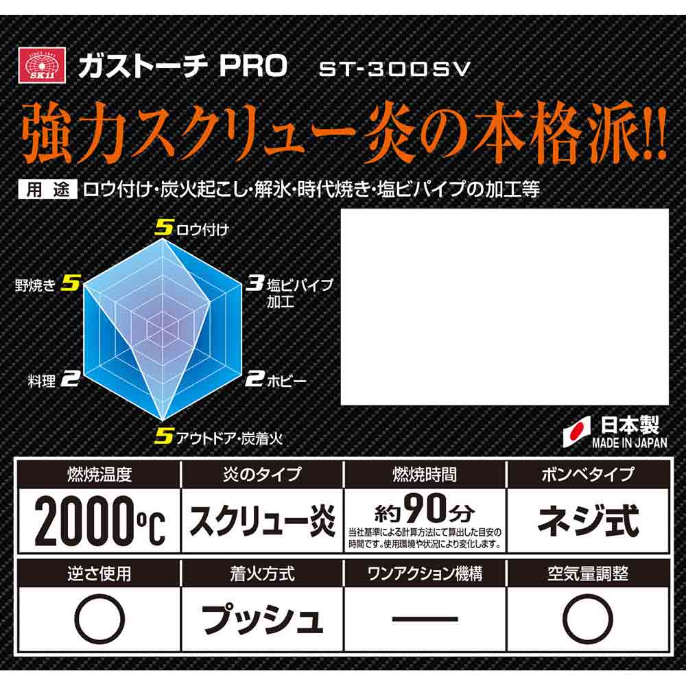 Gas Torch PRO ST-300SV