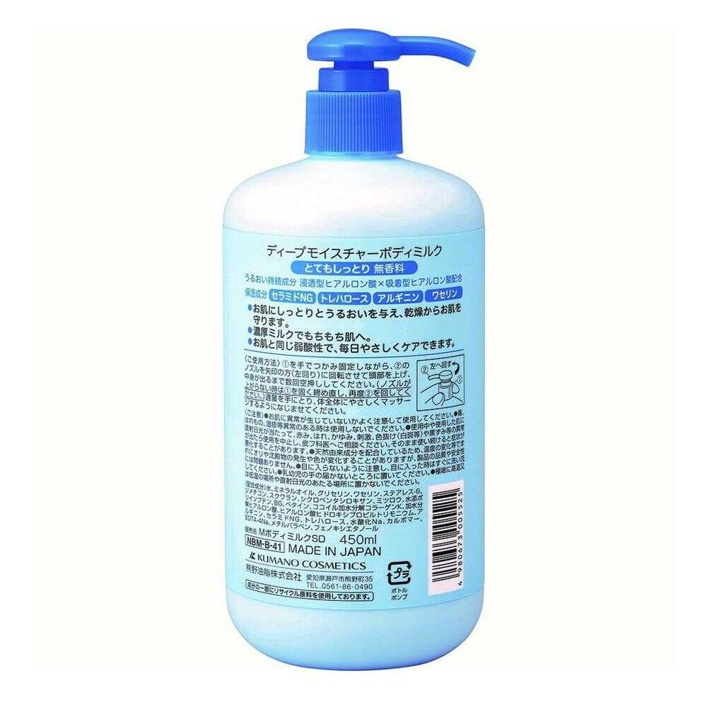 SUNSTYLE Deep Moisture Body Milk Unscented 450ml