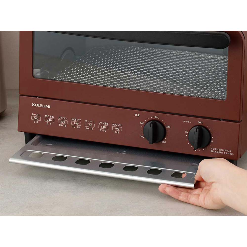 オーブントースター KOS1218R 【直送品】 返品・キャンセル・他商品と同時購入は不可