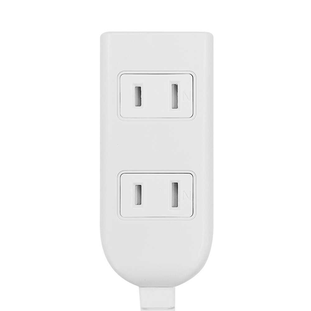 HIDISC 3-Outlet Power Strip White 1m