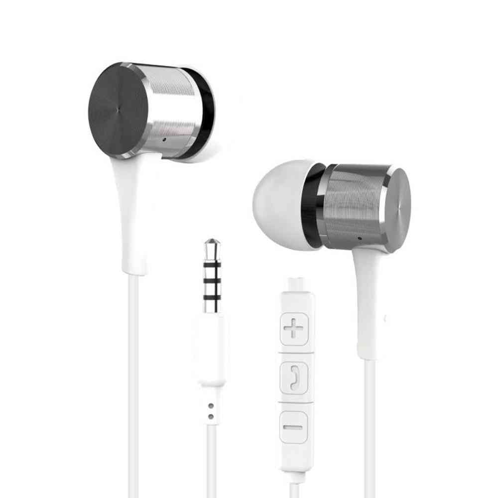 HIDISC Stereo Plug Wired Earphones White