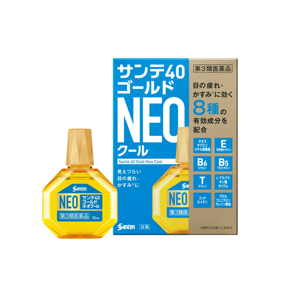 Santen Pharmaceutical Sante 40 Gold Neo Cool 12ml