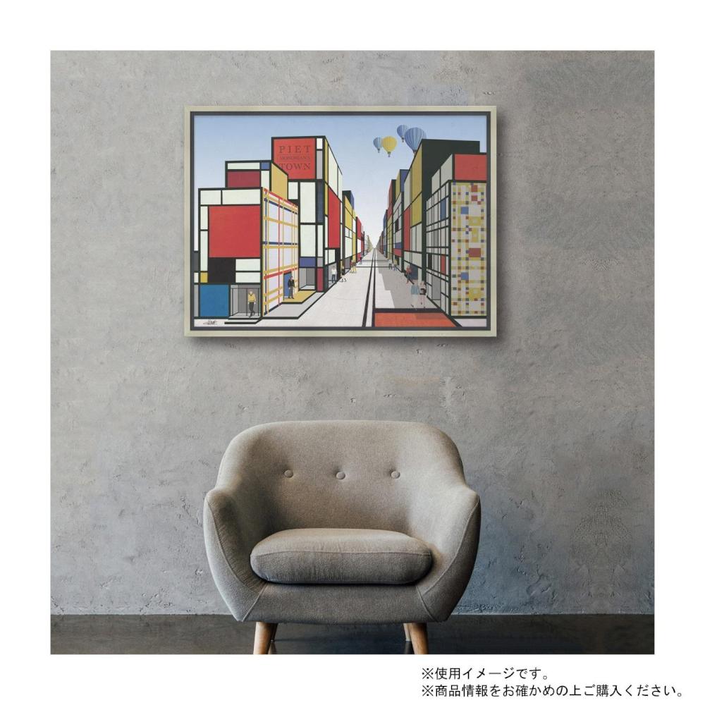 Art Panel Sota Shiraishi "Mondrian's Museum Town"