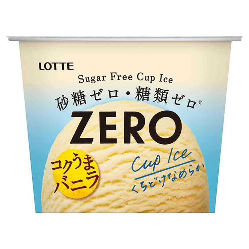 Lotte ZERO Mini Cup Vanilla 120ml x 24