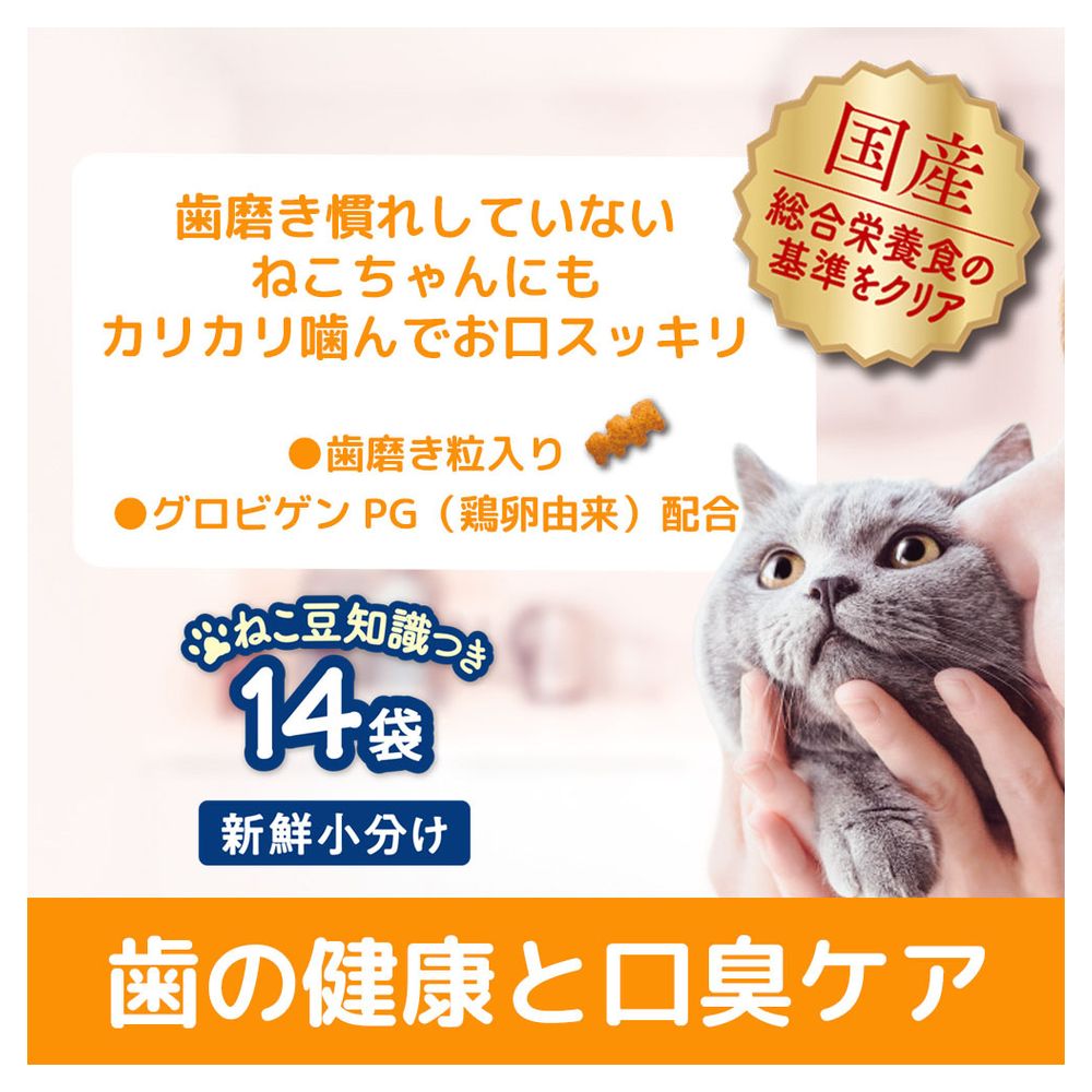Nihon Pet Food Combo Gift Cat Dental Health and Bad Breath Care Seafood Mix 42g (3g x 14)