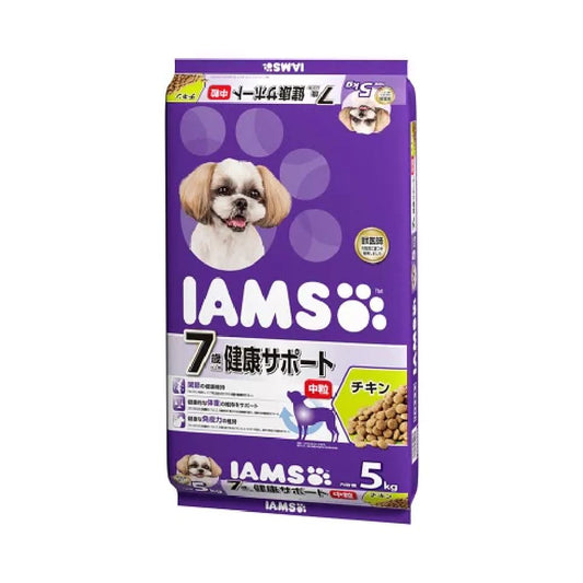 Iams Healthy Support for Dogs 7+ Chicken Medium Kibble 5kg