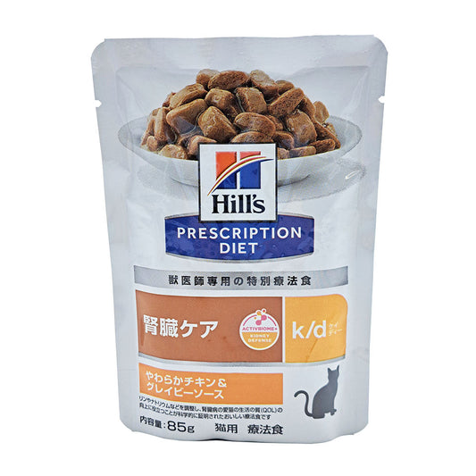Hill's k/d Soft Chicken & Gravy Pouch for Cats 85g