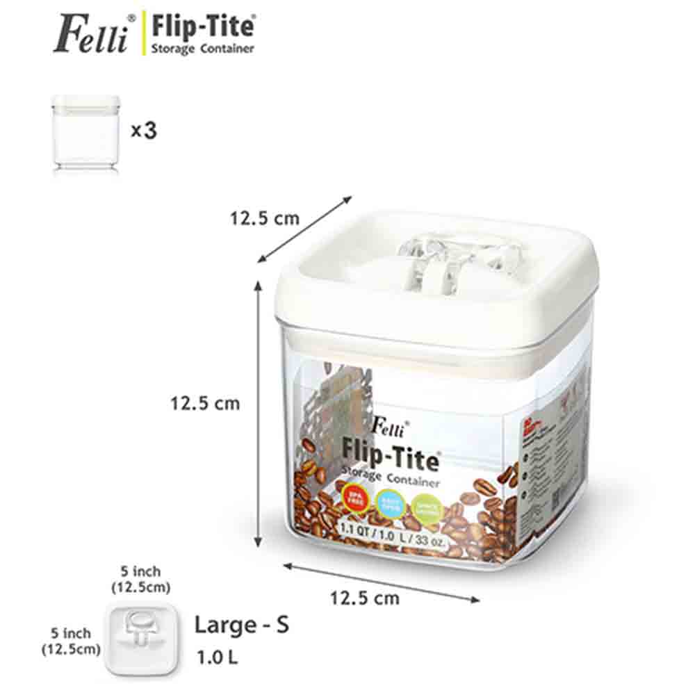 Flip Tight Large S-1.0L 3pcs
