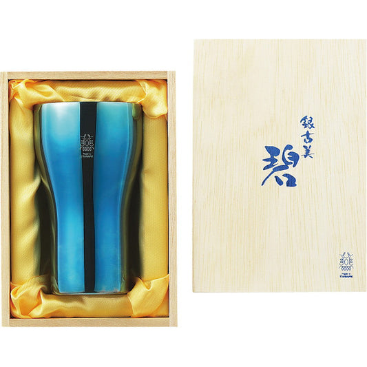 Aoi Silver Antique Stainless Steel Tumbler 440ml